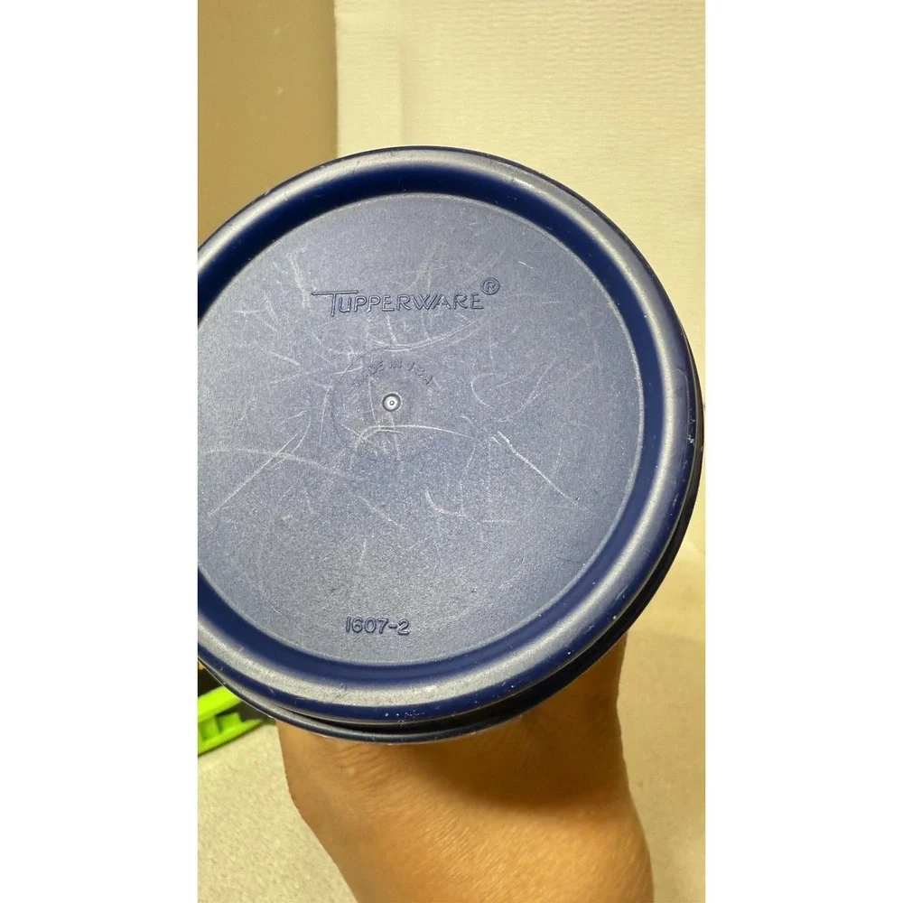 3-Tupperware Modular Mates Round Storage Container 1607-2, 1607-4,‎ 1606-16